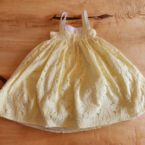 Nordstrom 4T Yellow Dress- Like New - Picture 3 of 4